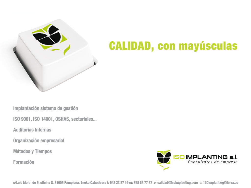 CALIDAD, en may�sculas